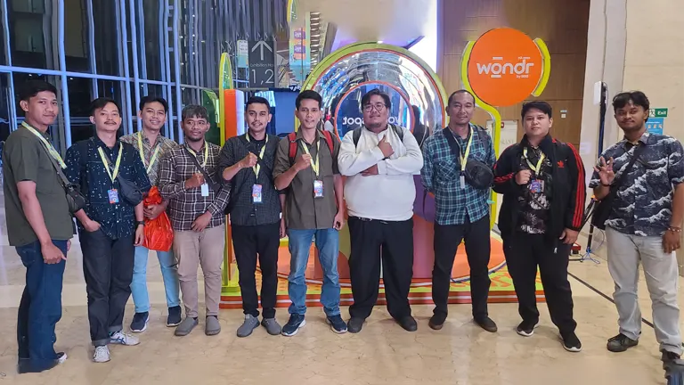 Kru PT Jagarti Sarana Telekomunikasi di acara BNI Expo 2024